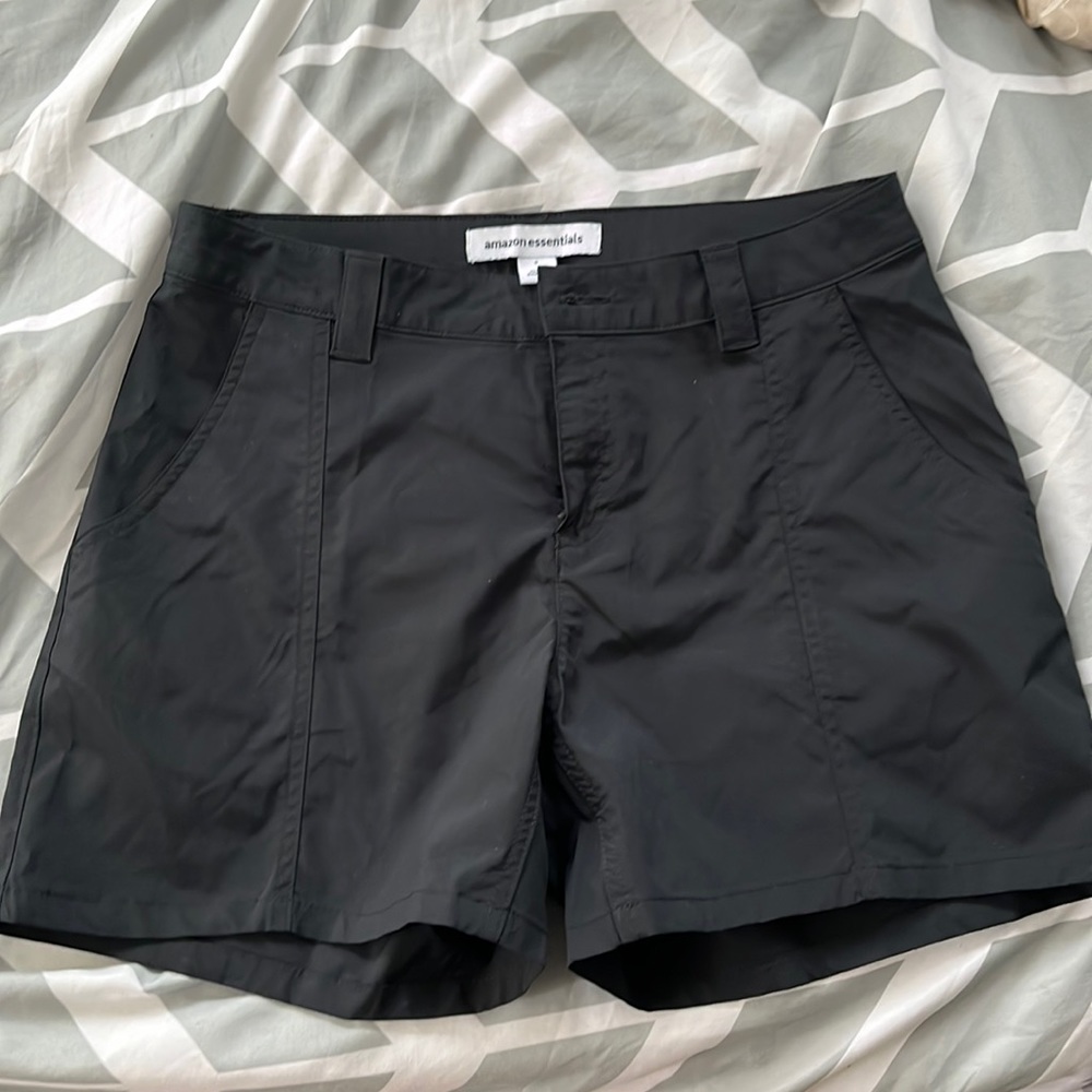 Black water proof shorts. Women’s 8